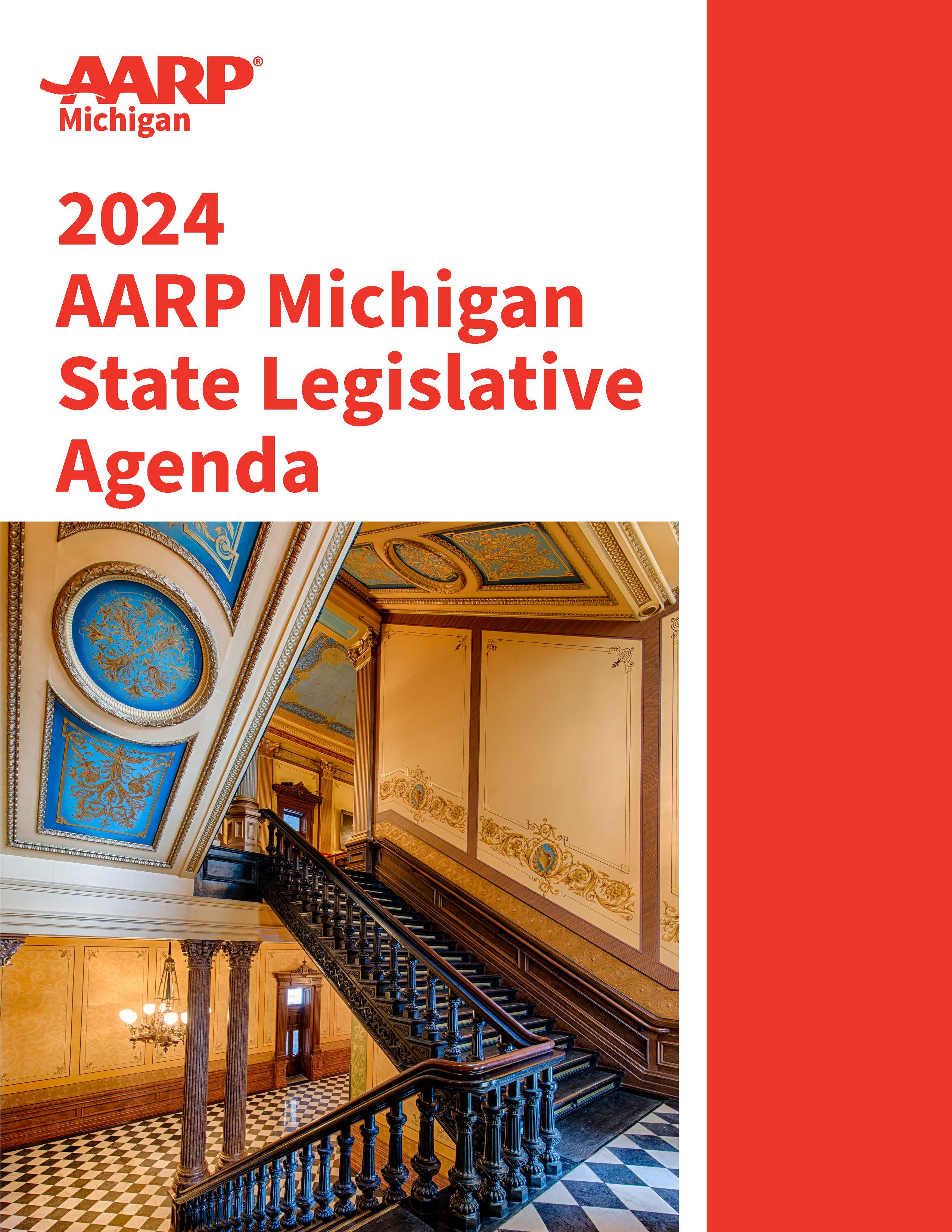 AARP MI 2024 Legislative Agenda Cover