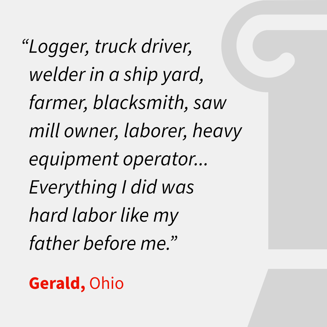 Earned Social Security story from Gerald, Ohio